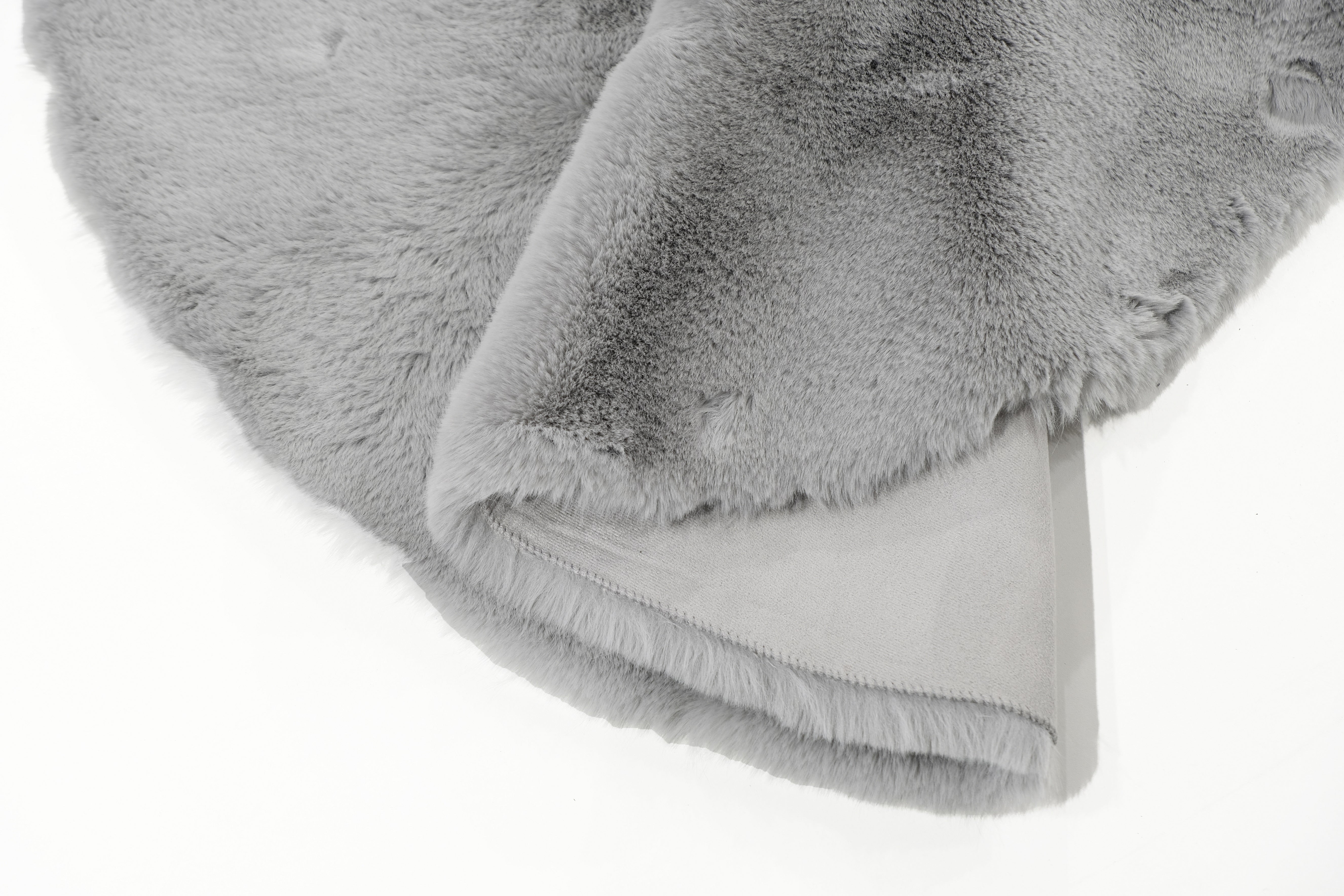 The Home Tavşan Postu Gri Dekoratif Halı