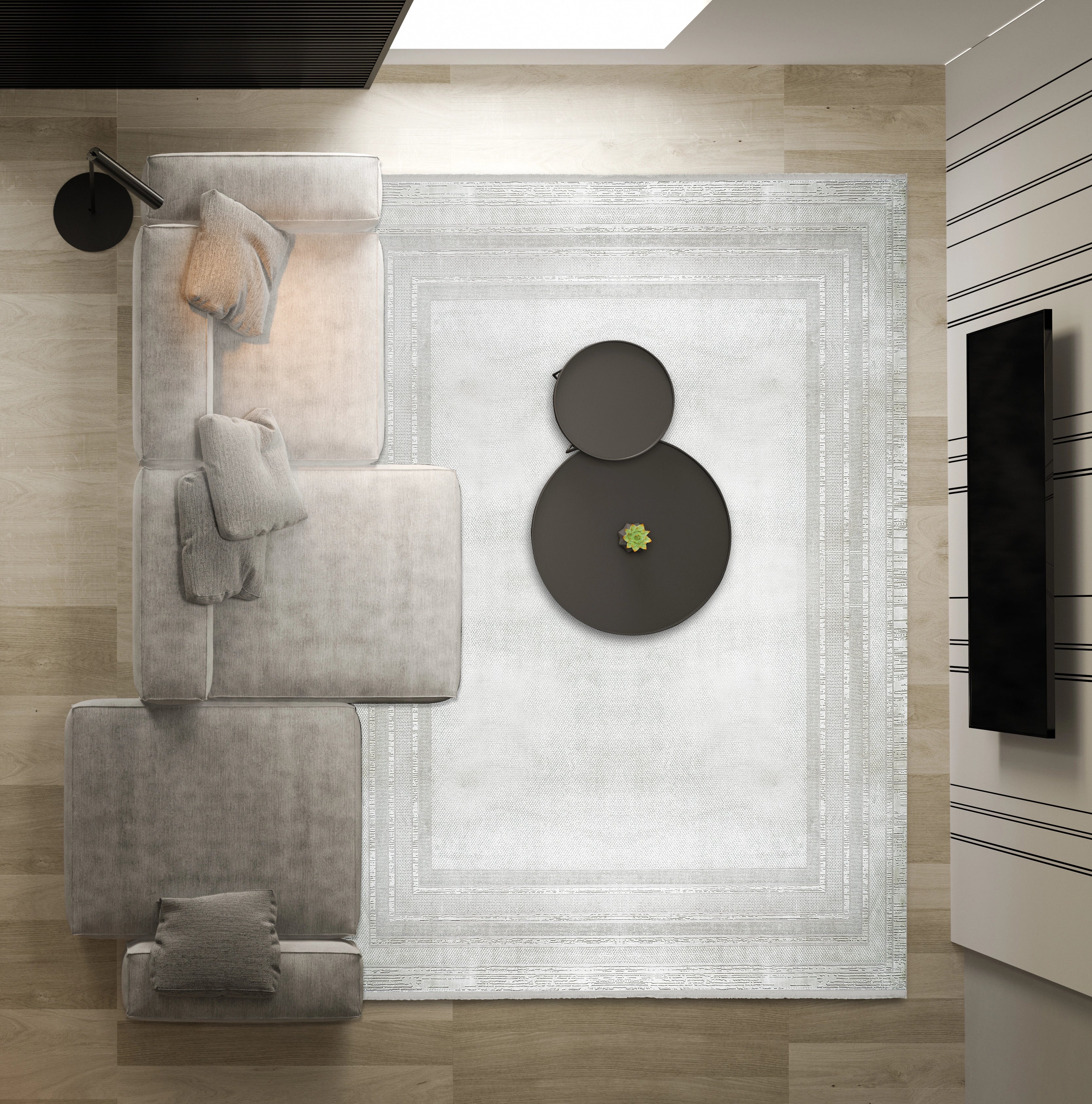 Dolce Vita Halı Monaco 8708 Amore Modern Salon Halısı