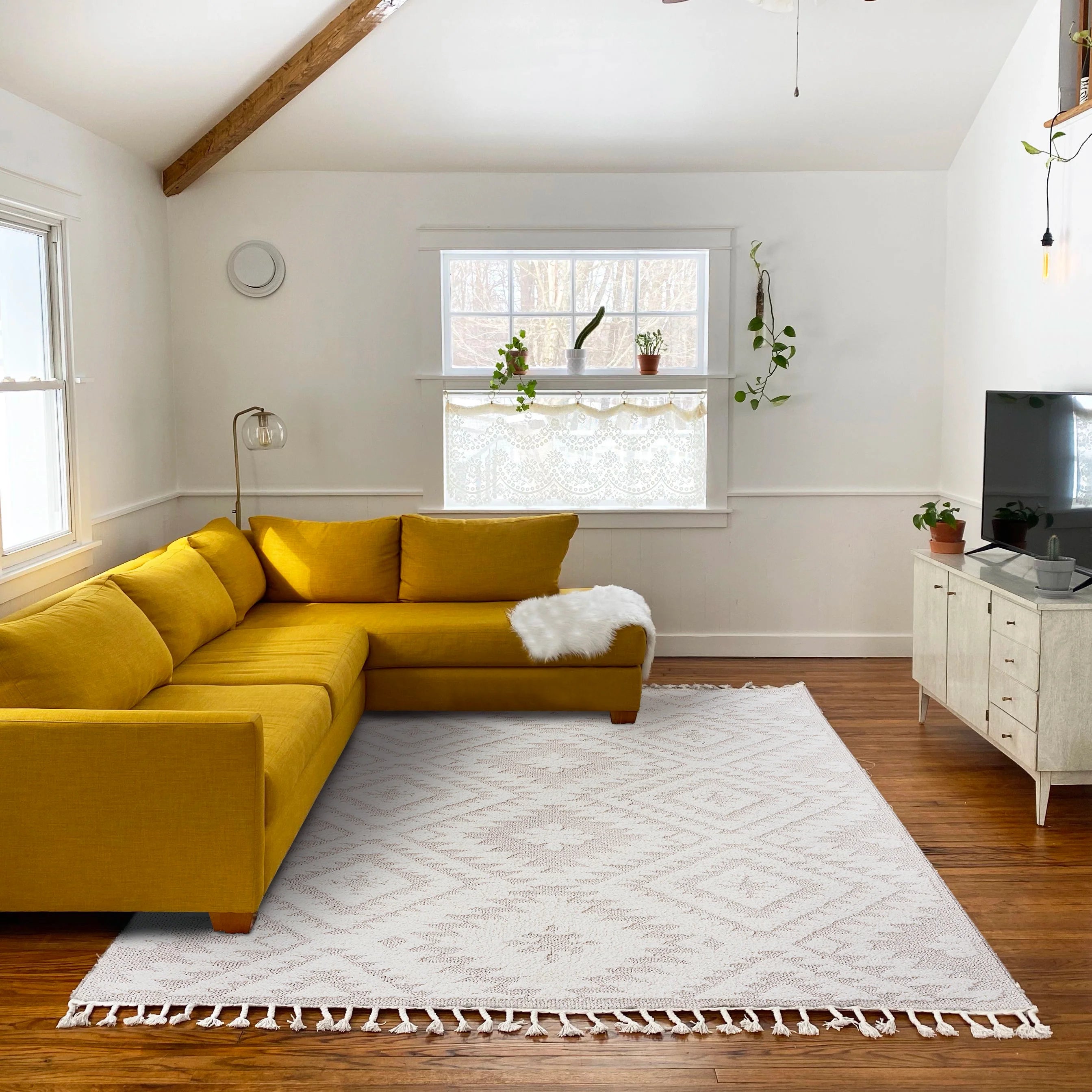 Dolce Vita Halı Jakarta 453 Cotton İskandinav Halı