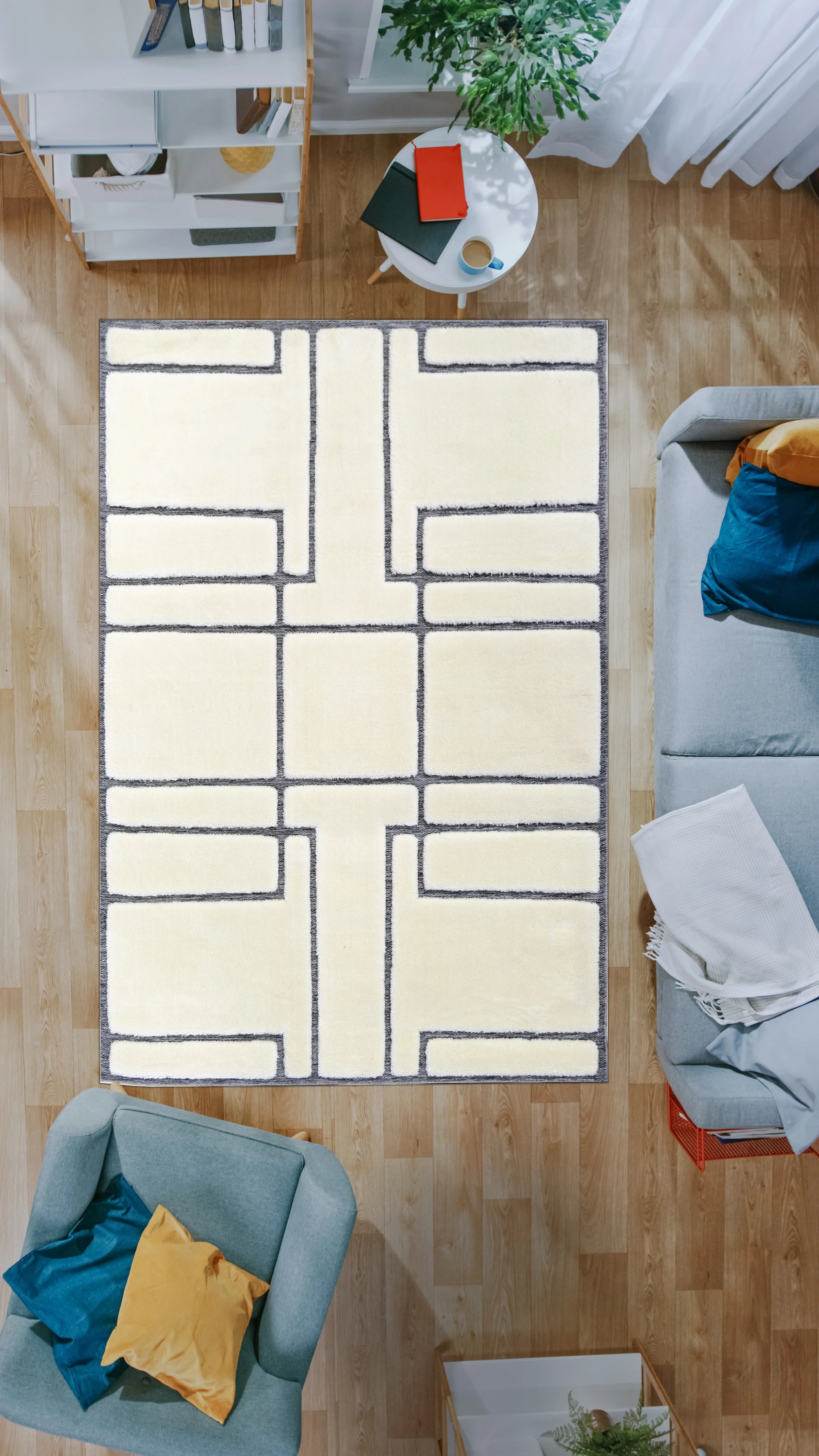 Dolce Vita Halı Morocco 7106 Lavan İskandinav Halı