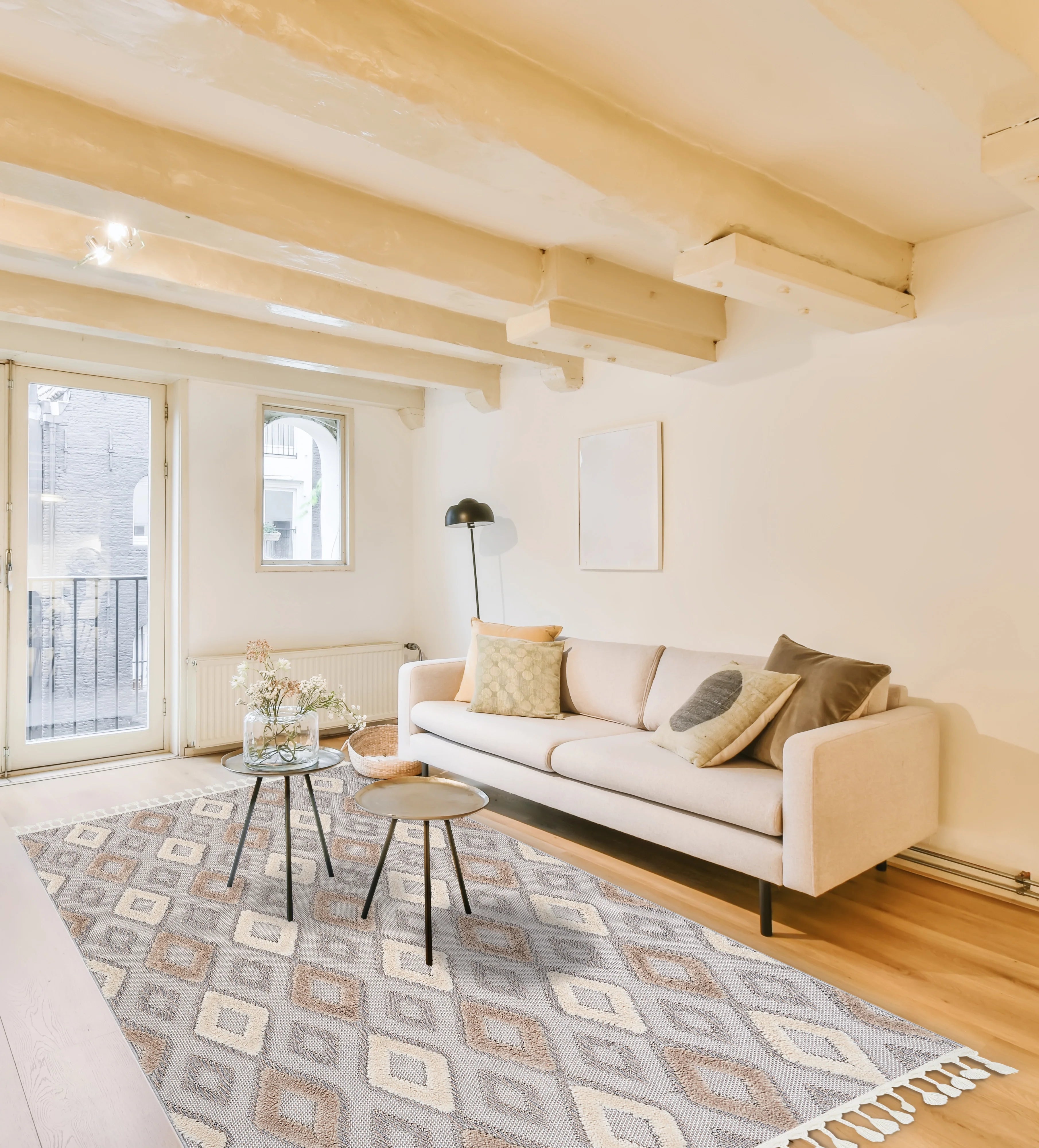 Dolce Vita Halı Nordic 489 Latte İskandinav Halı