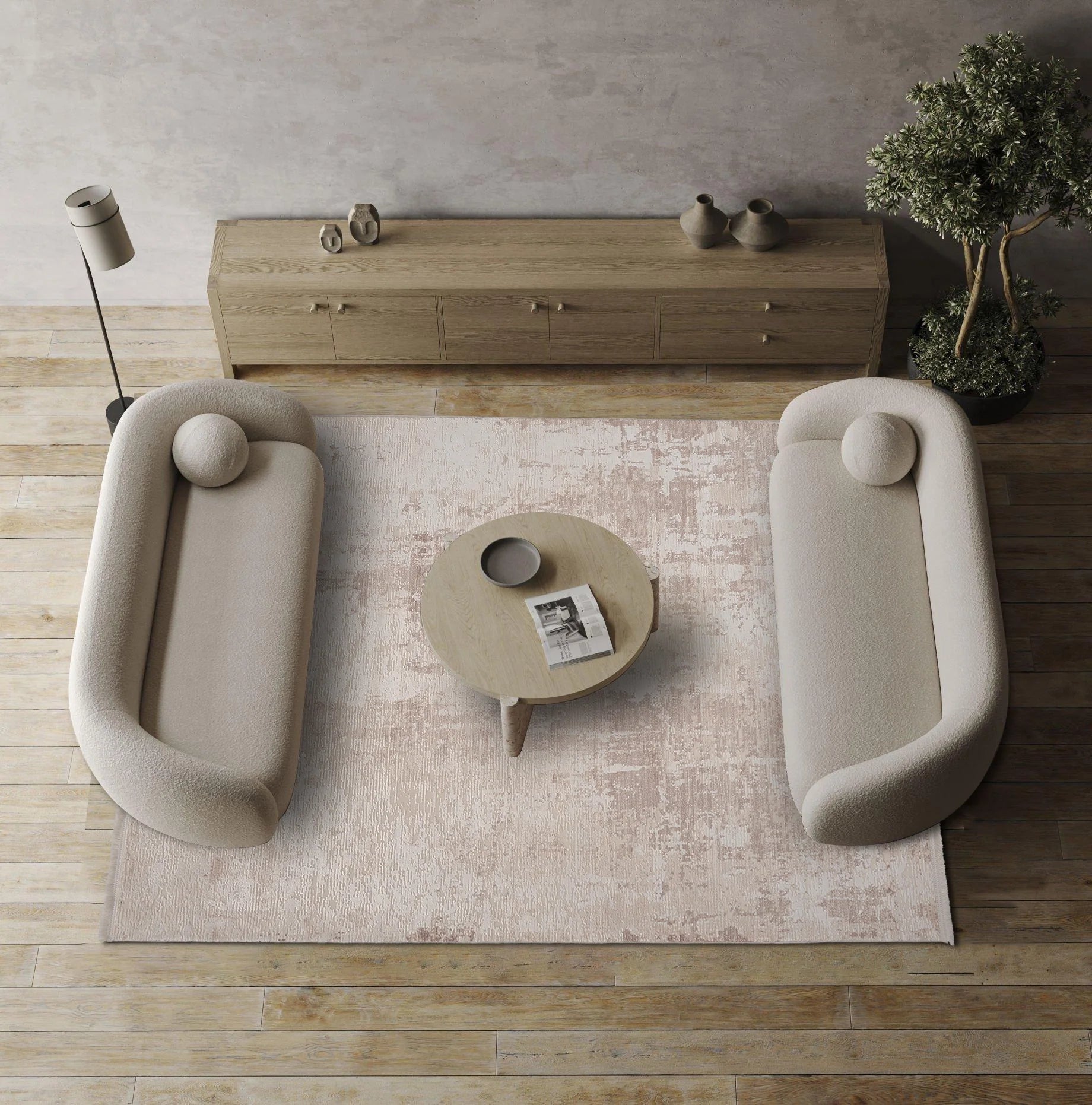 Dolce Vita Halı Opera 8502 Lemon Modern Salon Halısı