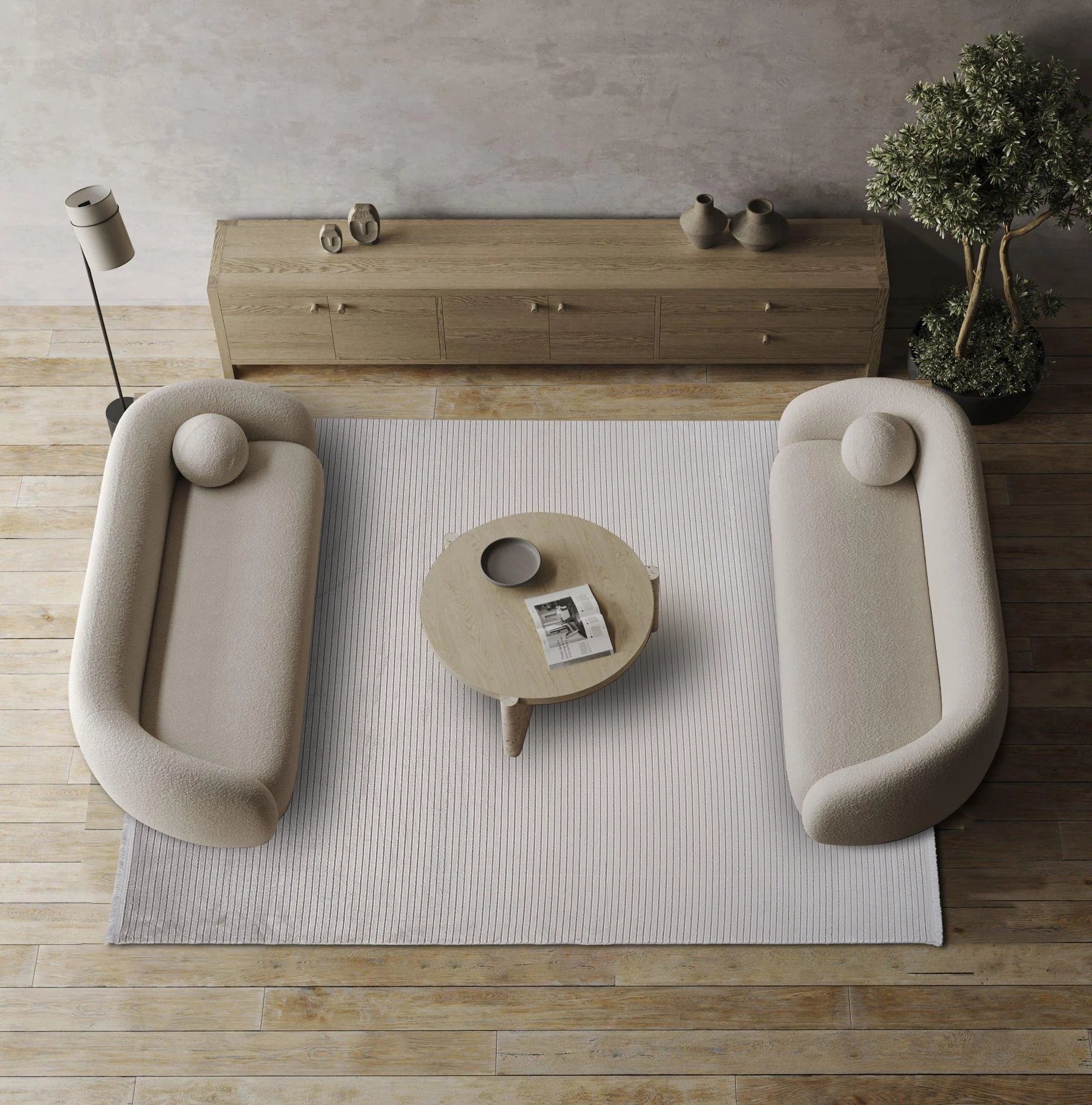 Dolce Vita Halı Opera 8505 Flat Grey Modern Salon Halısı