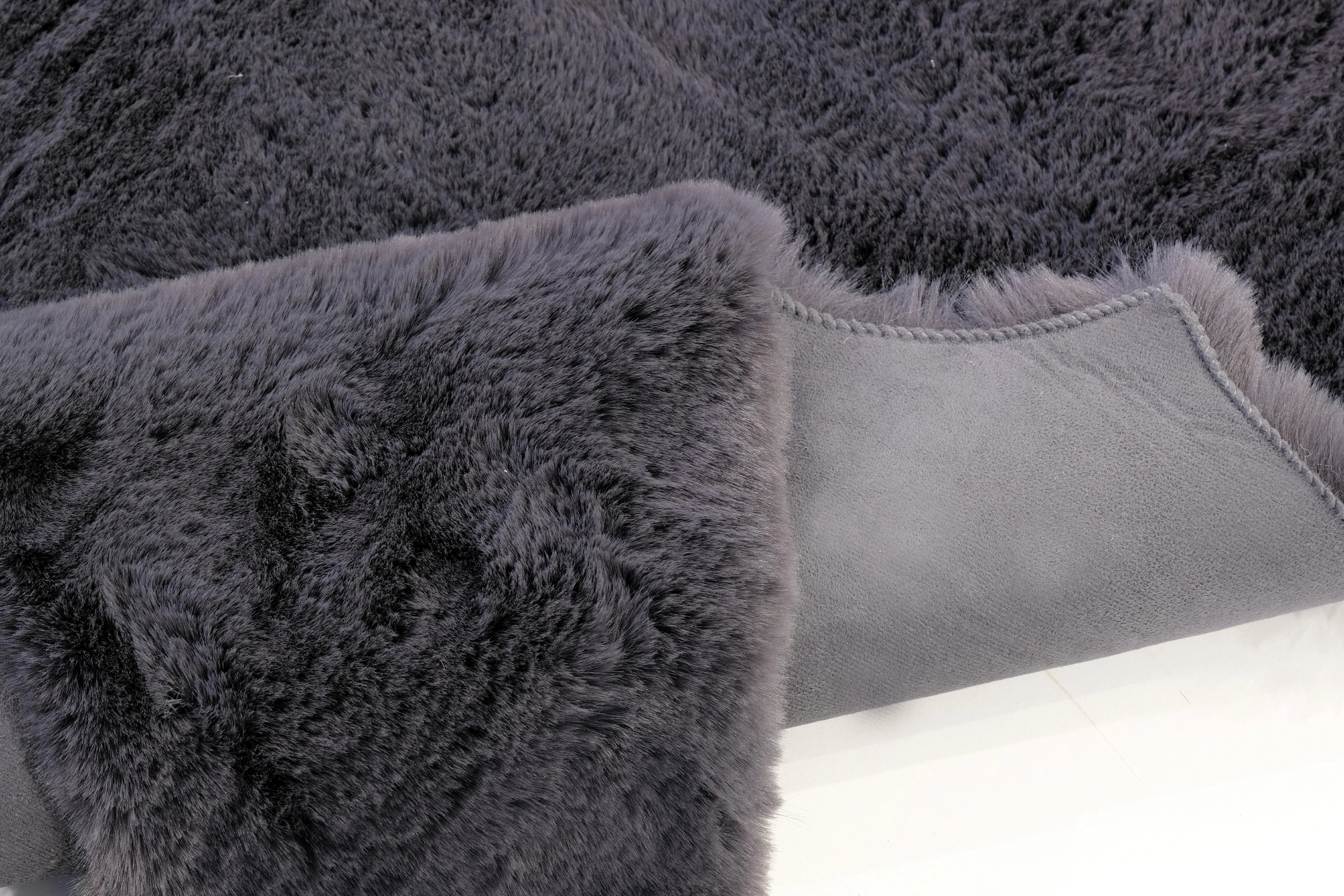 The Home Tavşan Postu Antrasit Dekoratif Halı