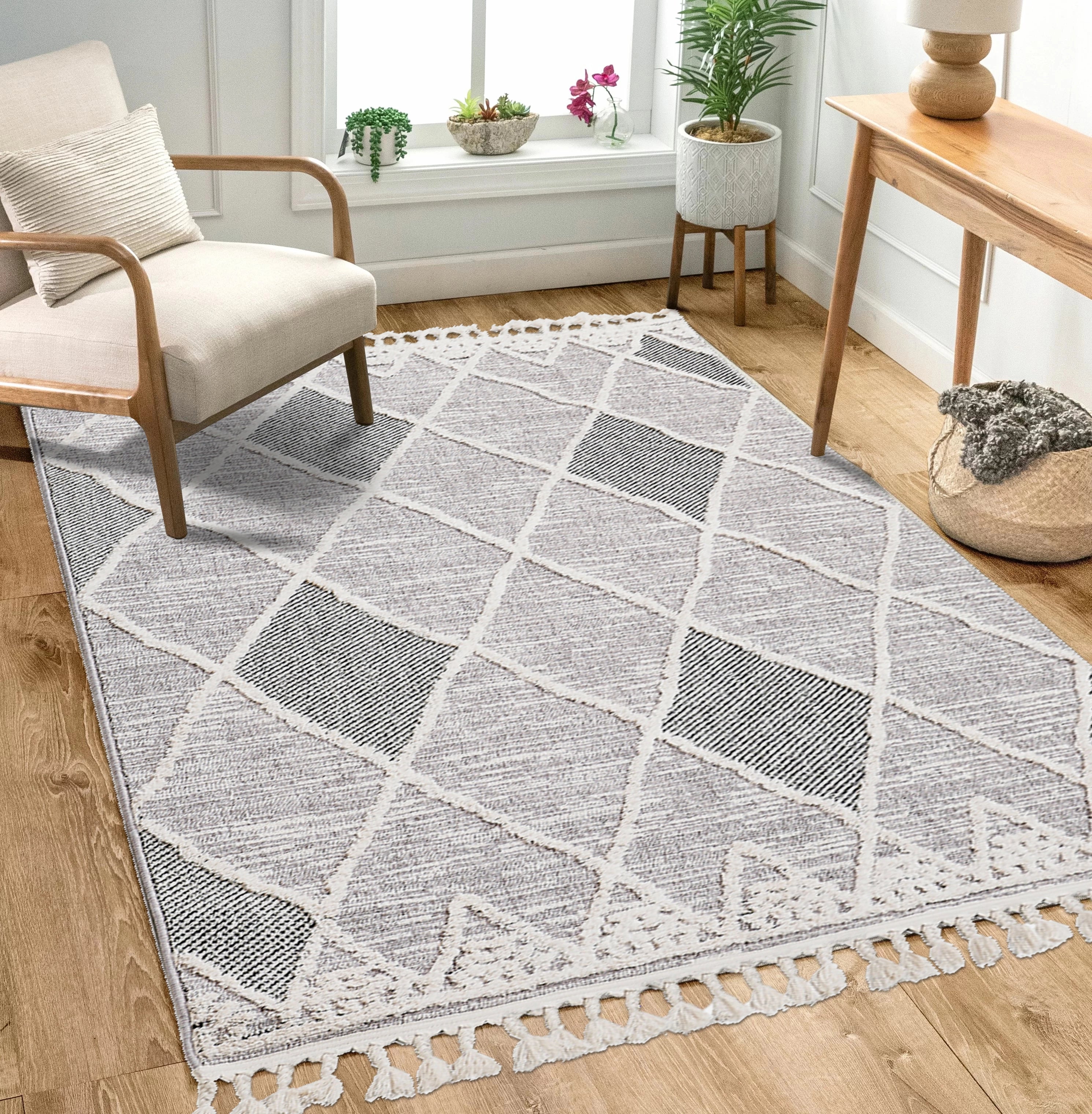 Dolce Vita Halı Sumatra 353 Ivory Bohem Halı